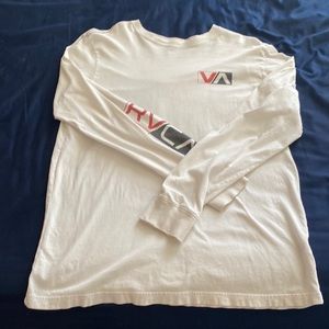 RVCA long sleeve white shirt
